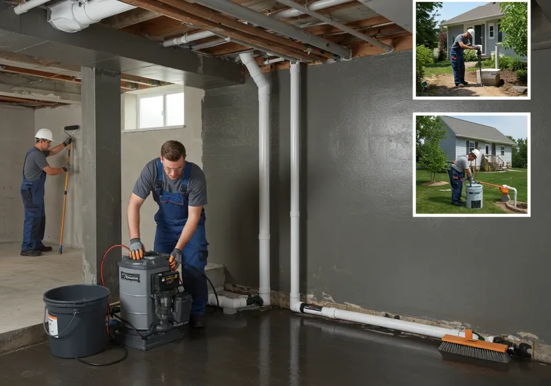 Basement Waterproofing and Flood Prevention process in Headland, AL